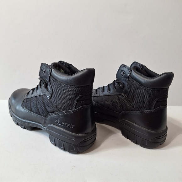Bates Whimsigoth Black Leather Grunge Gorpcore 5" Tactical Lug Sole Sport Boot 9 - Picture 7 of 10